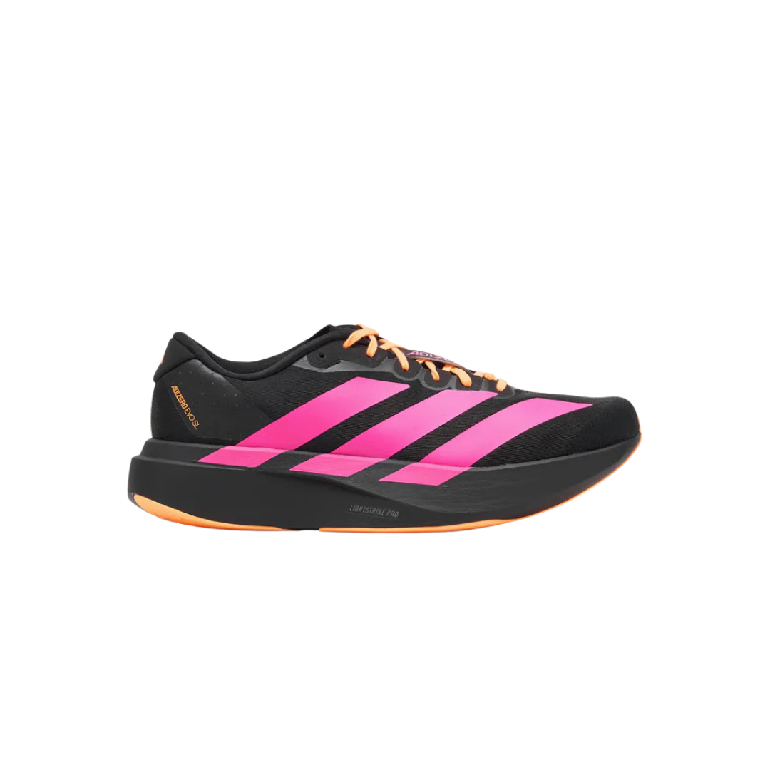 Adidas Adizero Evo SL - Black Shock Pink Orange