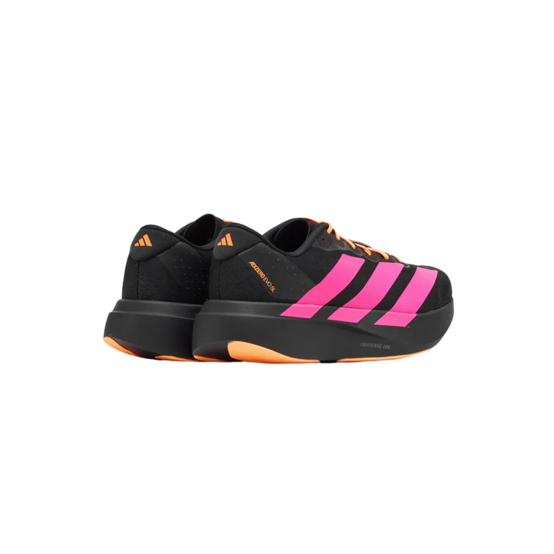 Adidas Adizero Evo SL - Black Shock Pink Orange - Image 3