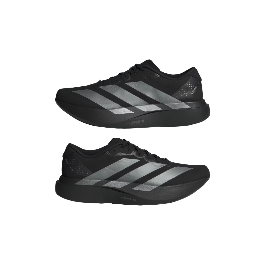 Adidas Adizero EVO SL Woven Shoes - Core Black / Iron Metallic / Carbon - Image 2