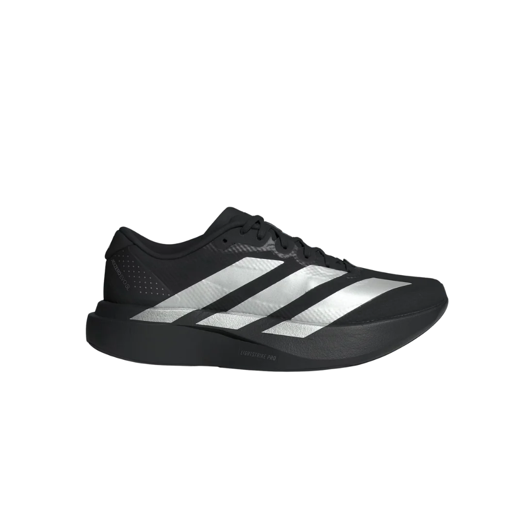 Adidas Adizero EVO SL Woven Shoes - Core Black / Silver Metallic / Carbon