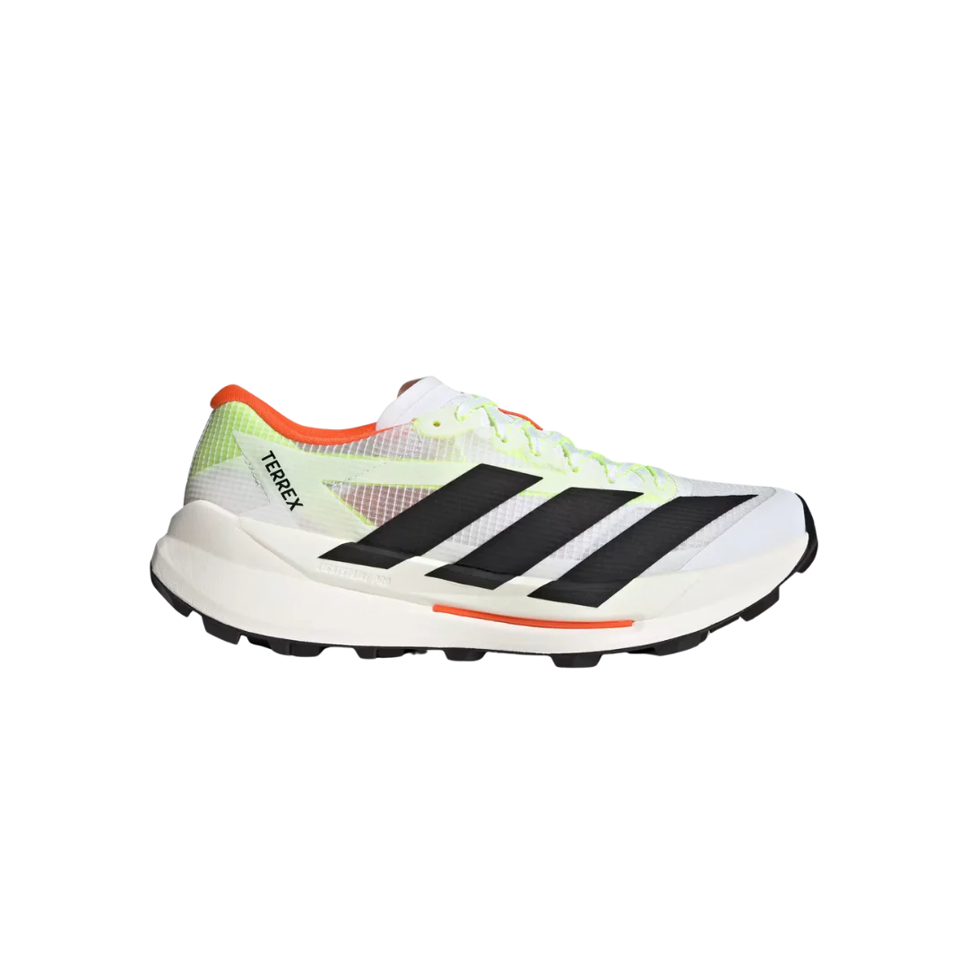 Adidas Terrex Agravic TT Trail Running Shoes - Cloud White / Core Black / Impact Orange
