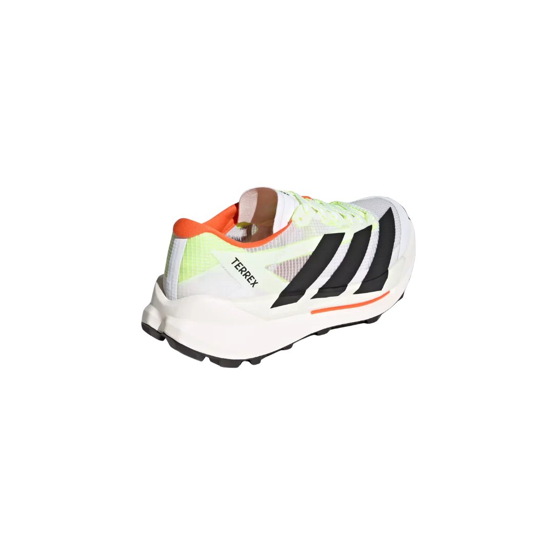 Adidas Terrex Agravic TT Trail Running Shoes - Cloud White / Core Black / Impact Orange - Image 3