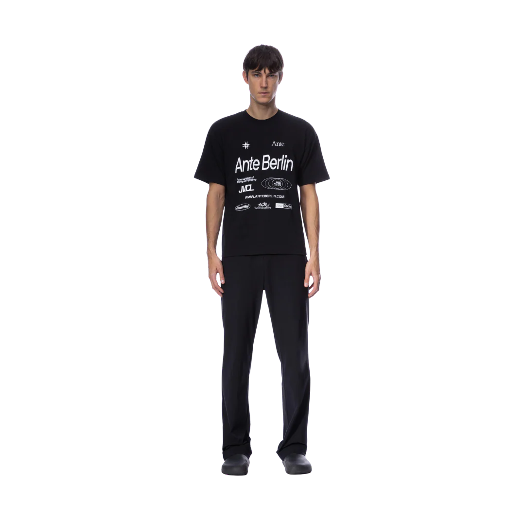 Ante Berlín Racing T-Shirt Black - Image 2