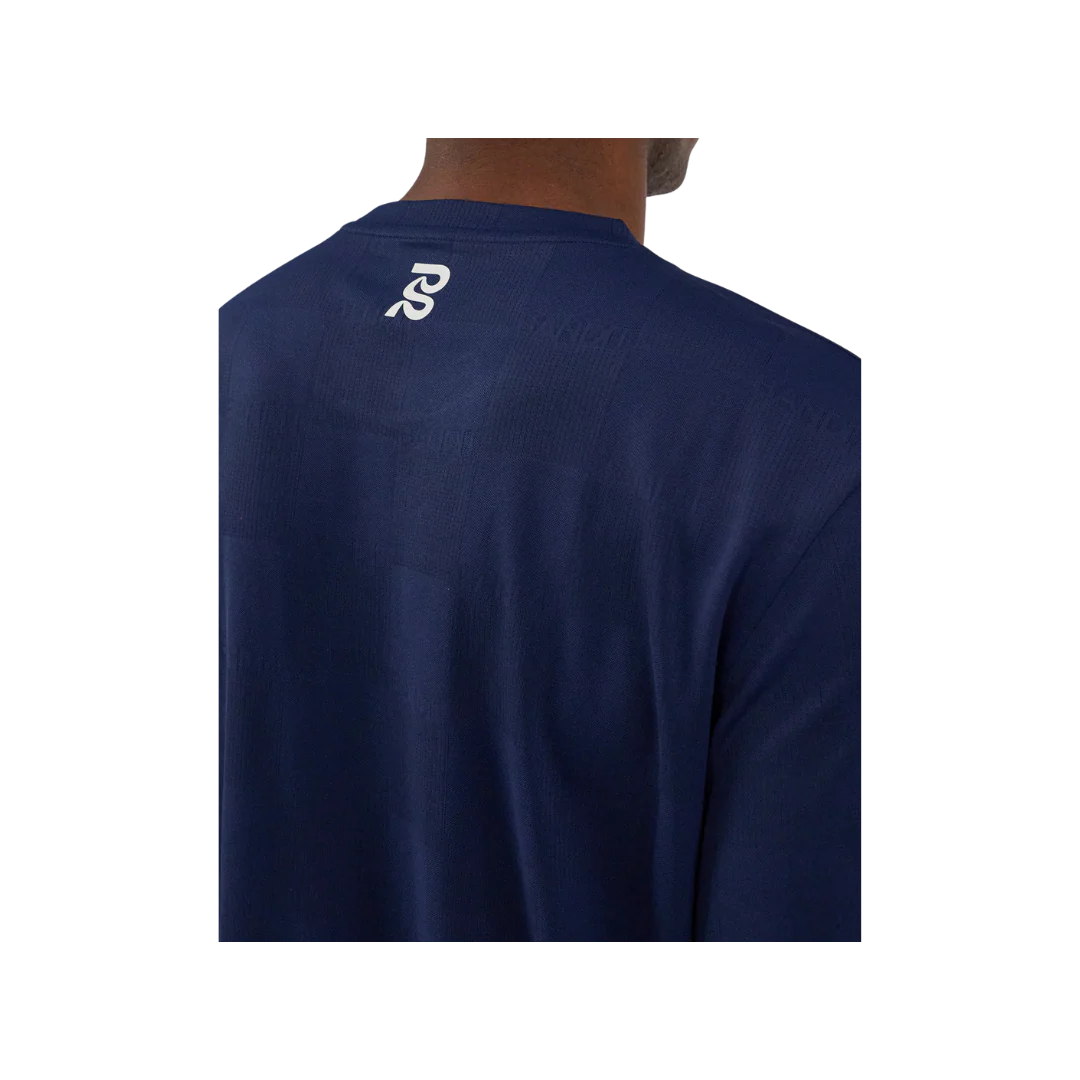 Bandit M Cheque SS Performance Tee NY Navy - Image 4