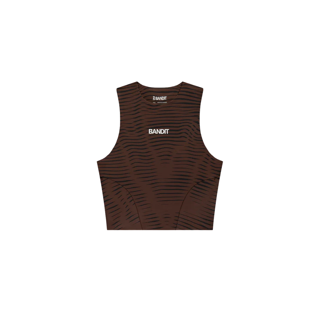 Bandit Stamina Crewneck Race Crop with Contrast Merrow Stitching - Image 7