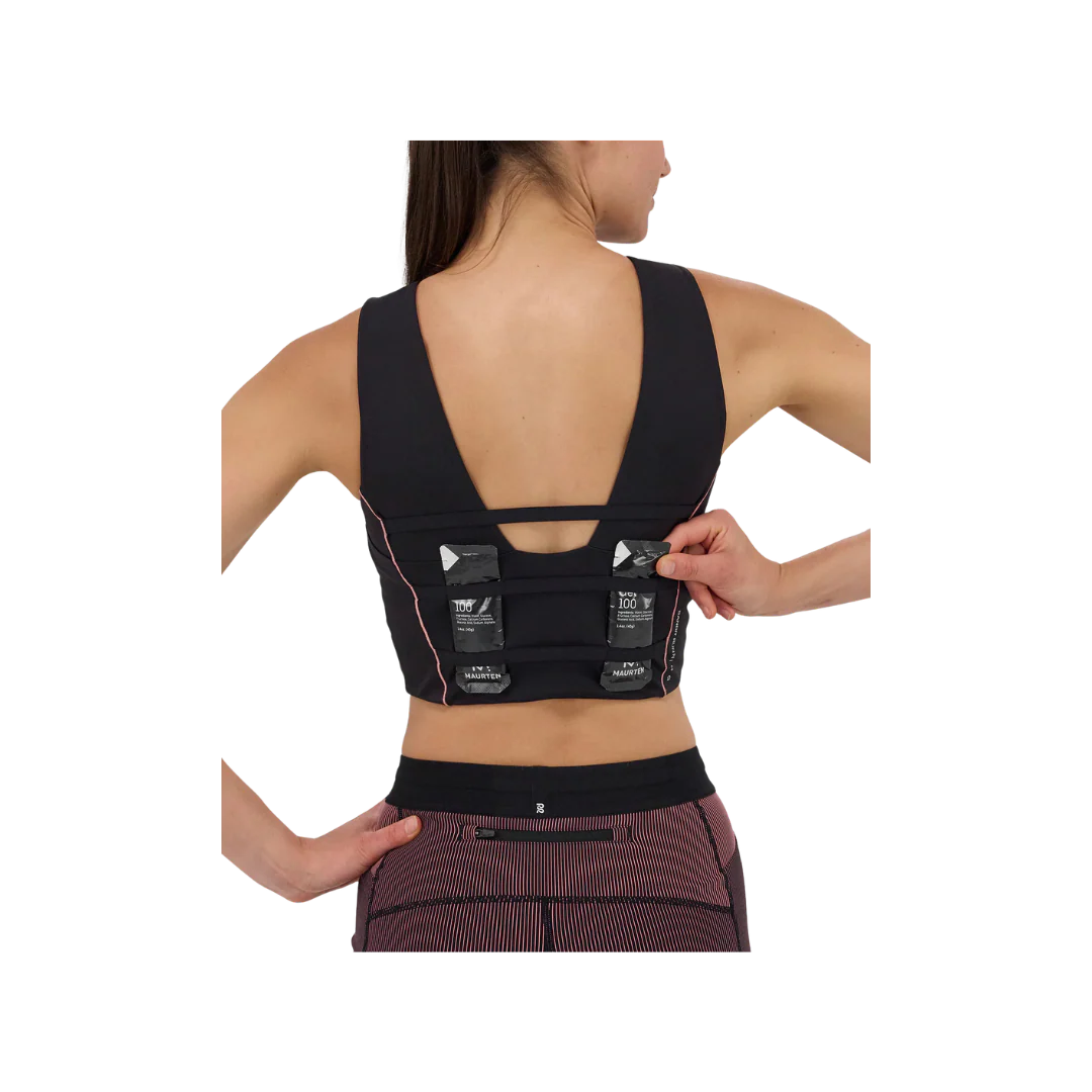 Bandit Stamina Crop with Merrow Edge Black / Mauve - Image 3