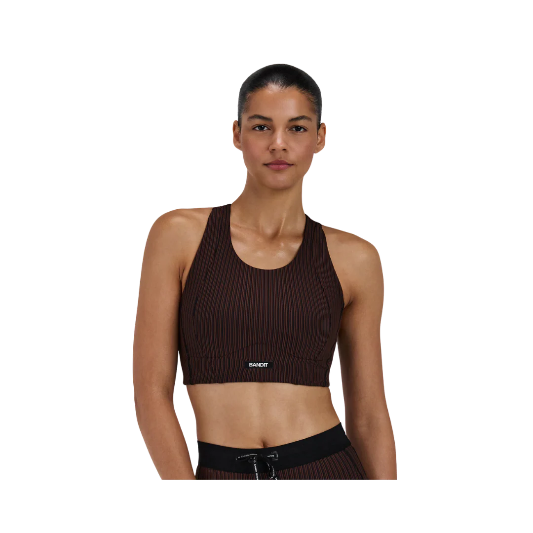 Bandit Variegated Stripe Cadence Longline Bra - Image 2