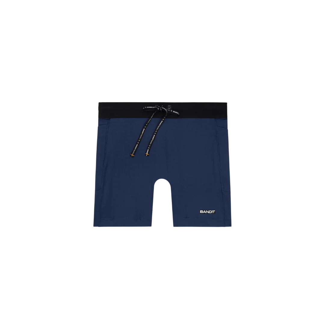 Bandit W Gridlock 5" Compression Short NY Navy