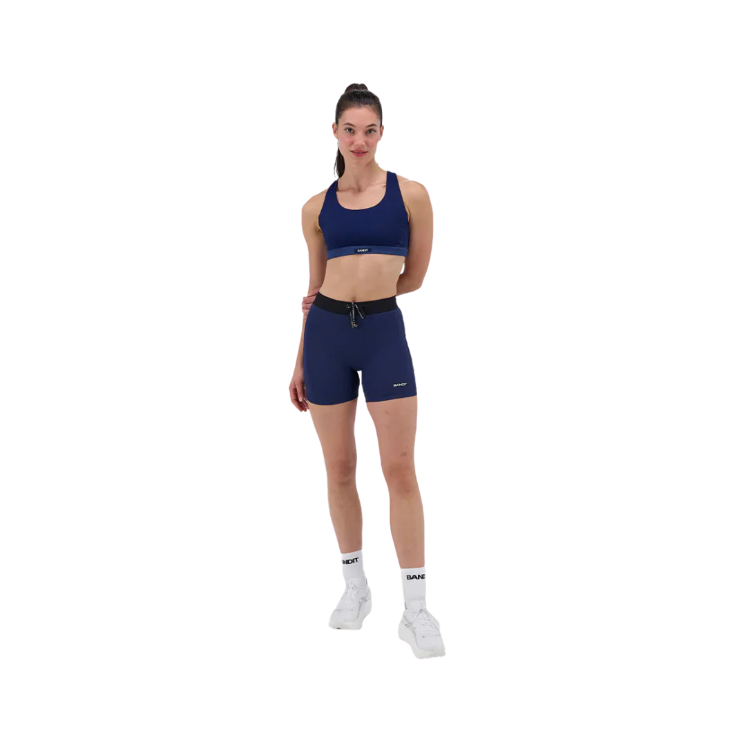 Bandit W Gridlock 5" Compression Short NY Navy - Image 2