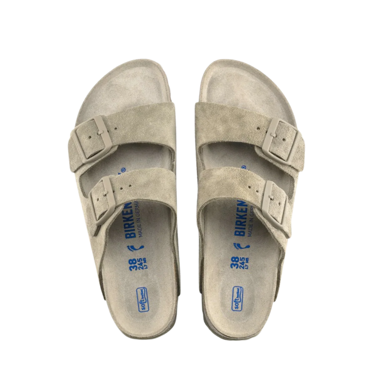 Birkenstock Arizona Suede Faded Khaki - Image 3