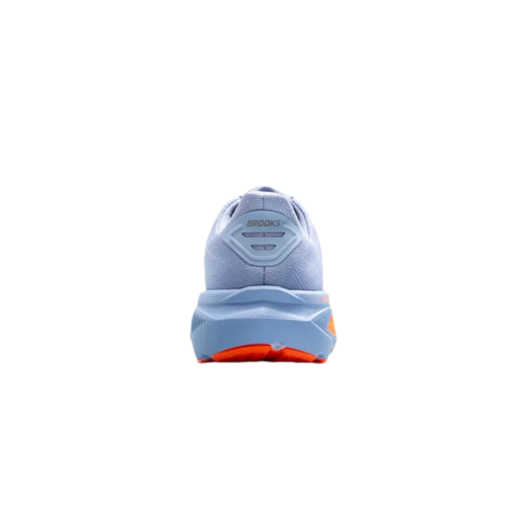 Brooks Ghost 17 W in Blue Heron White Orange - Image 3