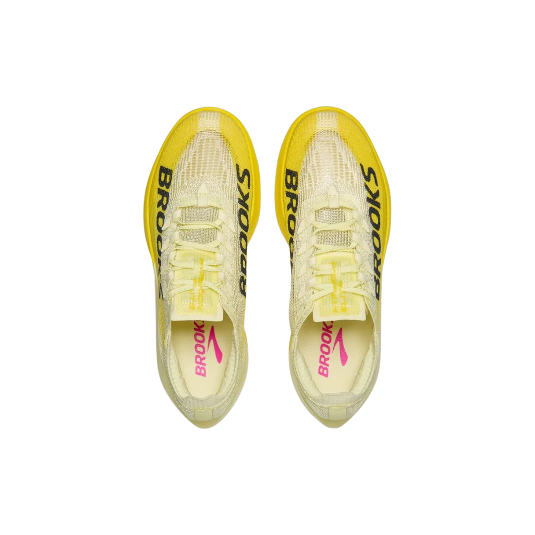 Brooks Hyperion Elite 5 Shoes - Luminary/Yellow/Gray - Image 2