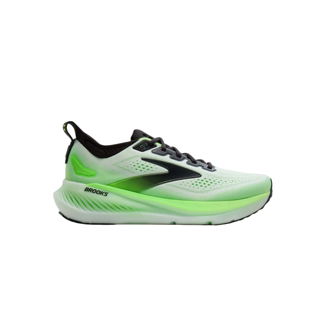 Brooks Men's Glycerin 23 - White/Phantom/Green Gecko