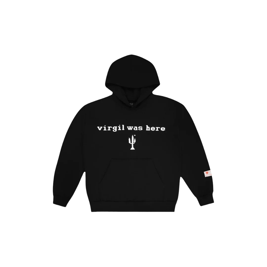 Cactus Plant Flea Market VAA CPFM Virgil Was Here Hooded Sweatshirt - Black