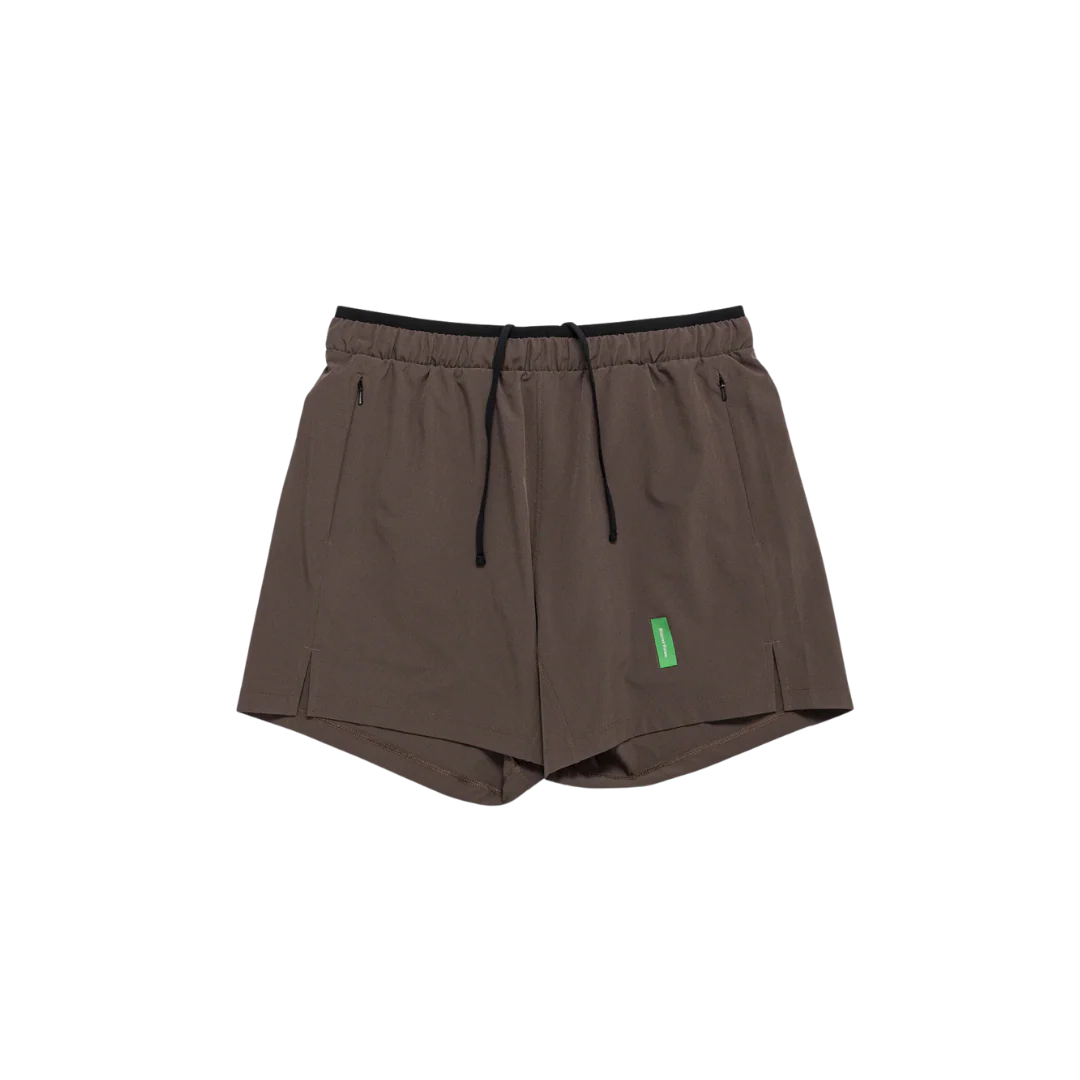 District Vision Mens 7" Training Shorts - Dark Taupe
