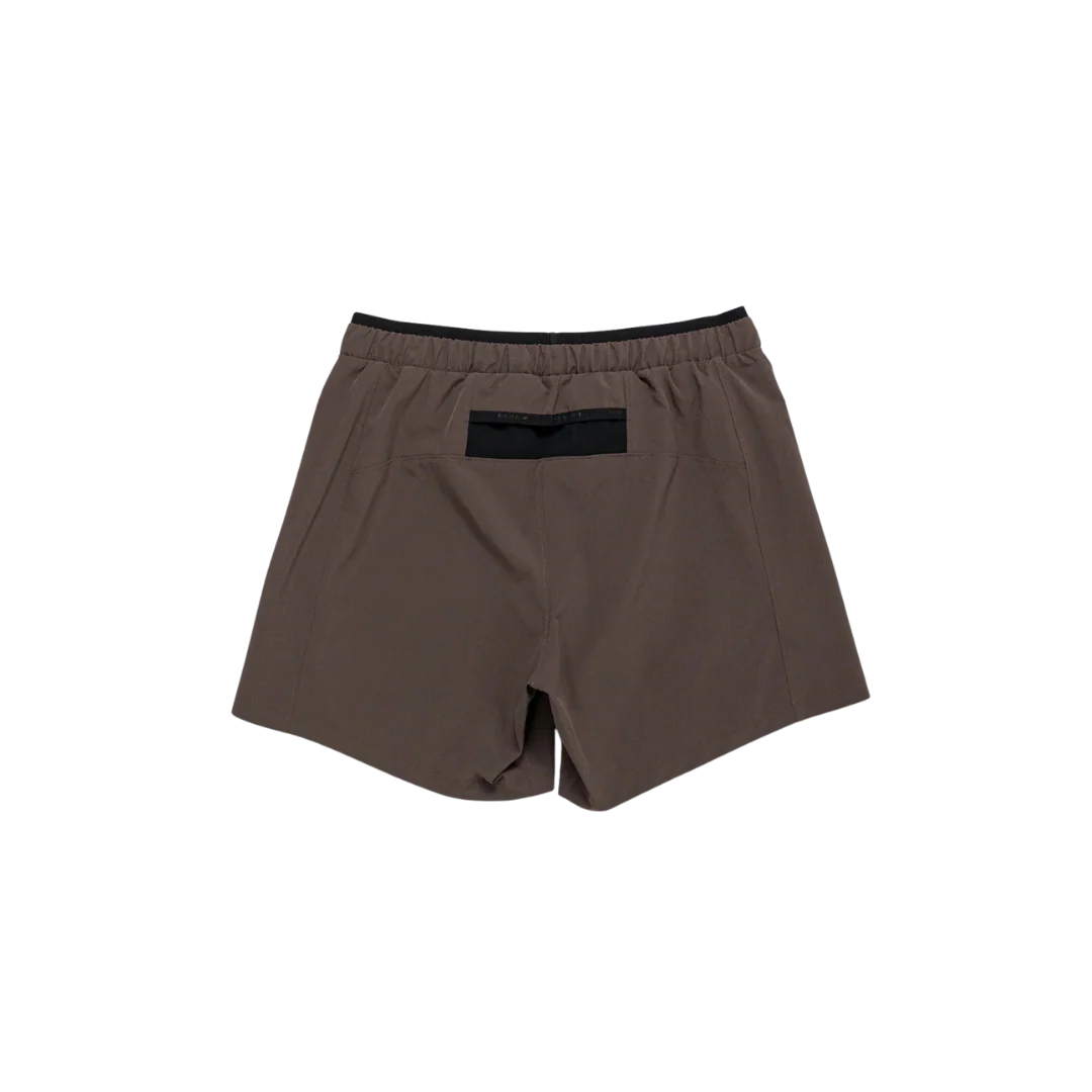 District Vision Mens 7" Training Shorts - Dark Taupe - Image 2