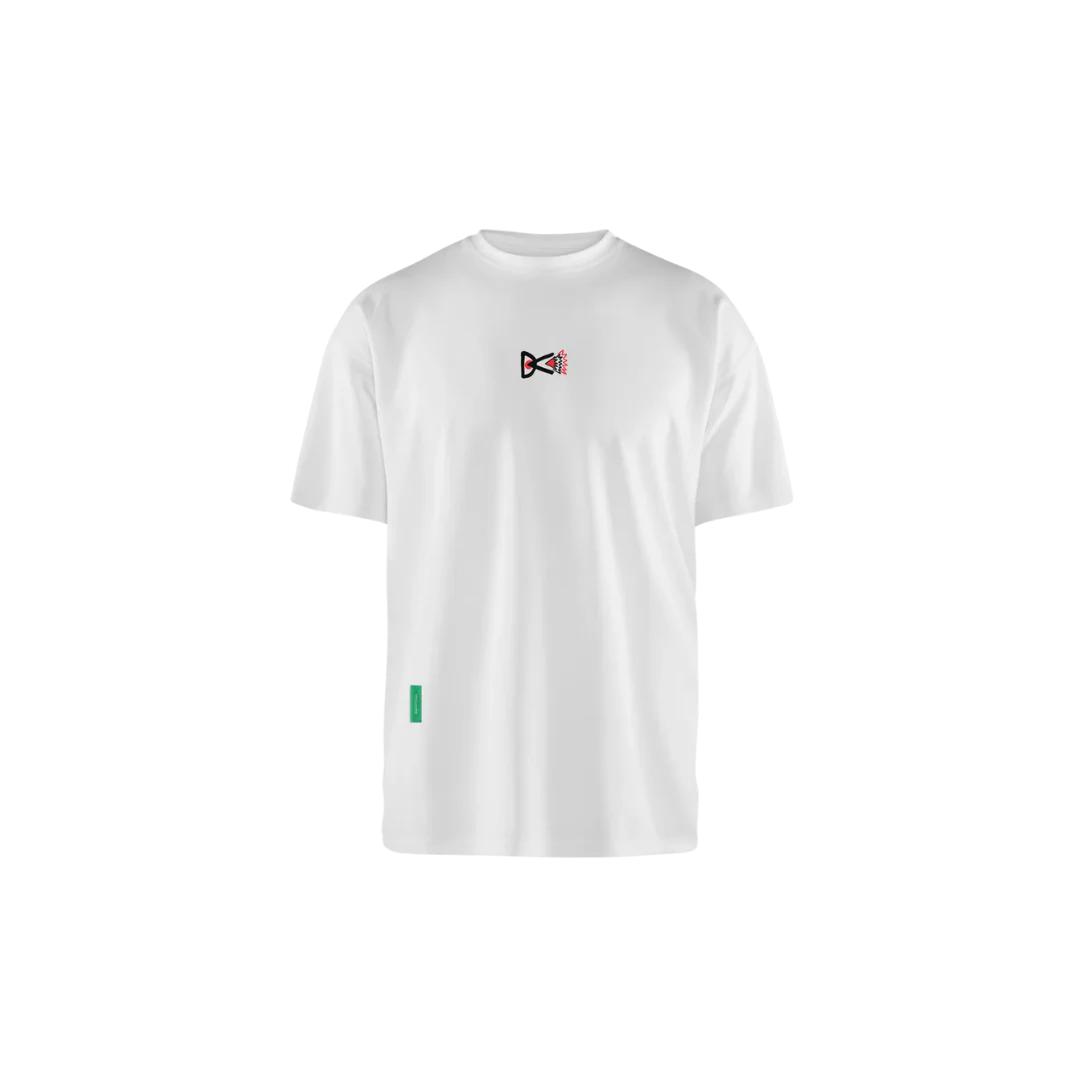 District Vision Short Sleeve Boxy Training Tee - White
