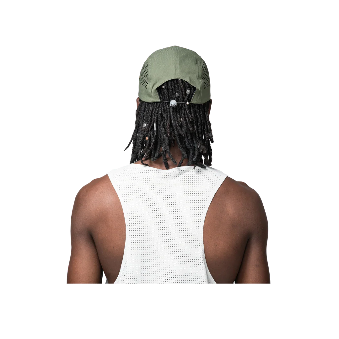 Hermanos Koumori Laser Cut Cap Forest Green - Image 3