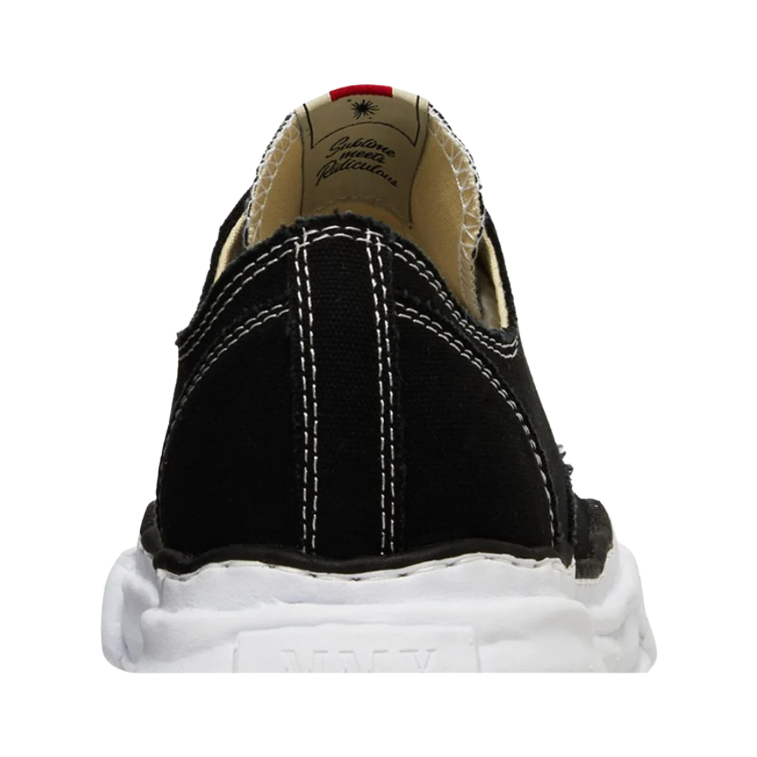 Maison Mihara Yasuhiro Peterson OG Sole Canvas Low Black - Image 7
