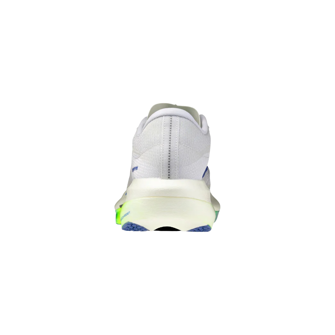 Mizuno Hyperwarp Pro – White / Lightning Yellow / Hyper Blue - Image 3