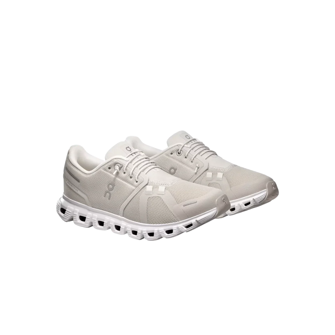 On Running Cloud 6 Women's Shoes - Pearl | White - Image 2