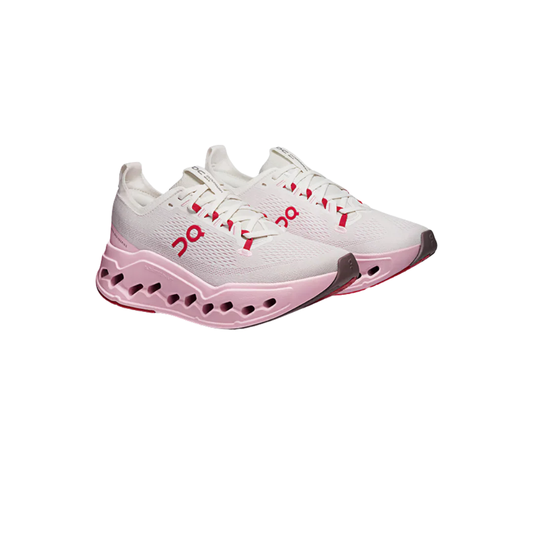 On Running Cloudsurfer Max Women's Shoes - Ivory | Peony - Image 2