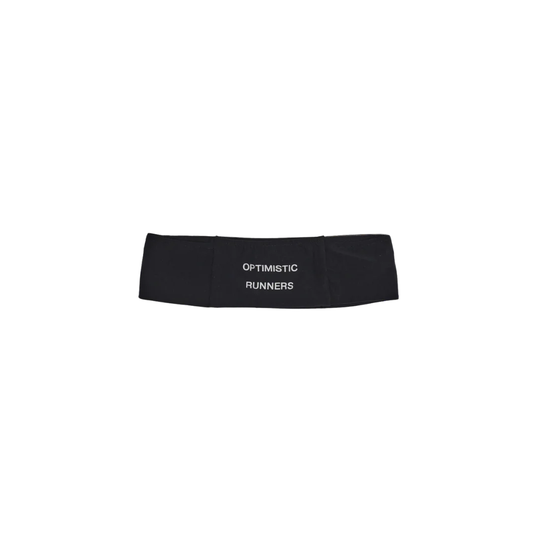 Optimistic Runners Belt Bag - Black