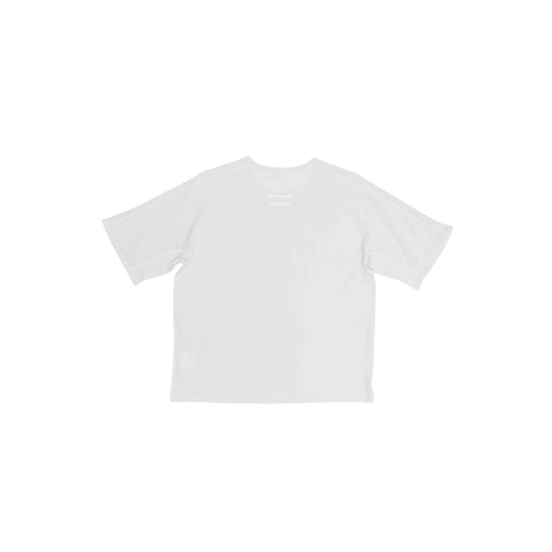 Optimistic Runners Perforated T-shirt - Cool-Grey - Image 2