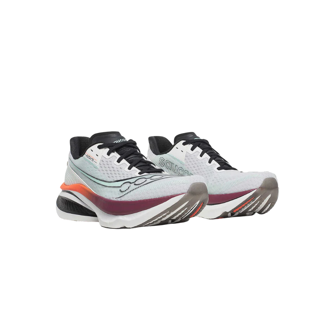 Saucony Endorphin Azura Men's Shoes - White/Crimson - Image 2