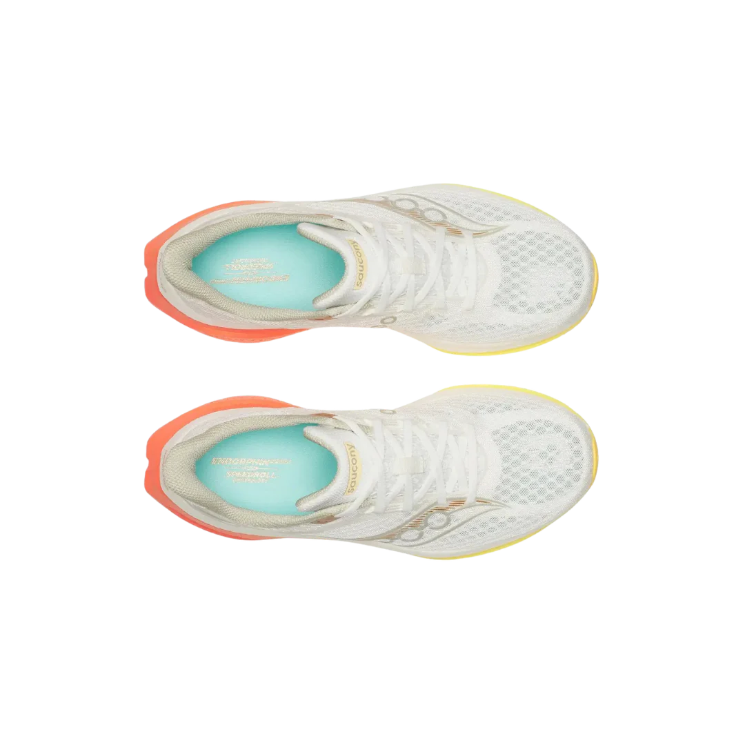 Saucony Endorphin Speed 5 - Ivory / Fire - Image 3