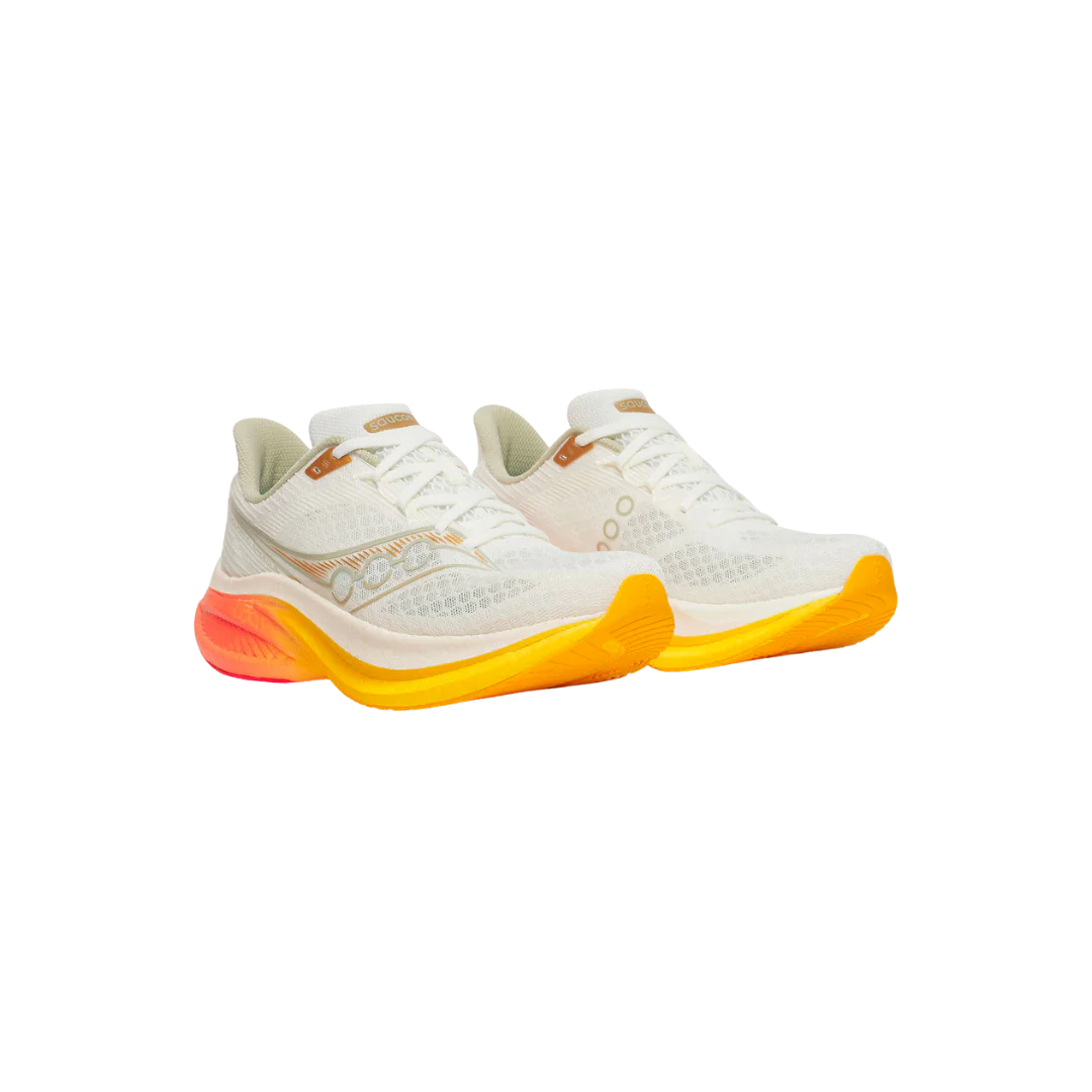 Saucony Endorphin Speed 5 Men's Shoes - Ivory/Fire - Image 2