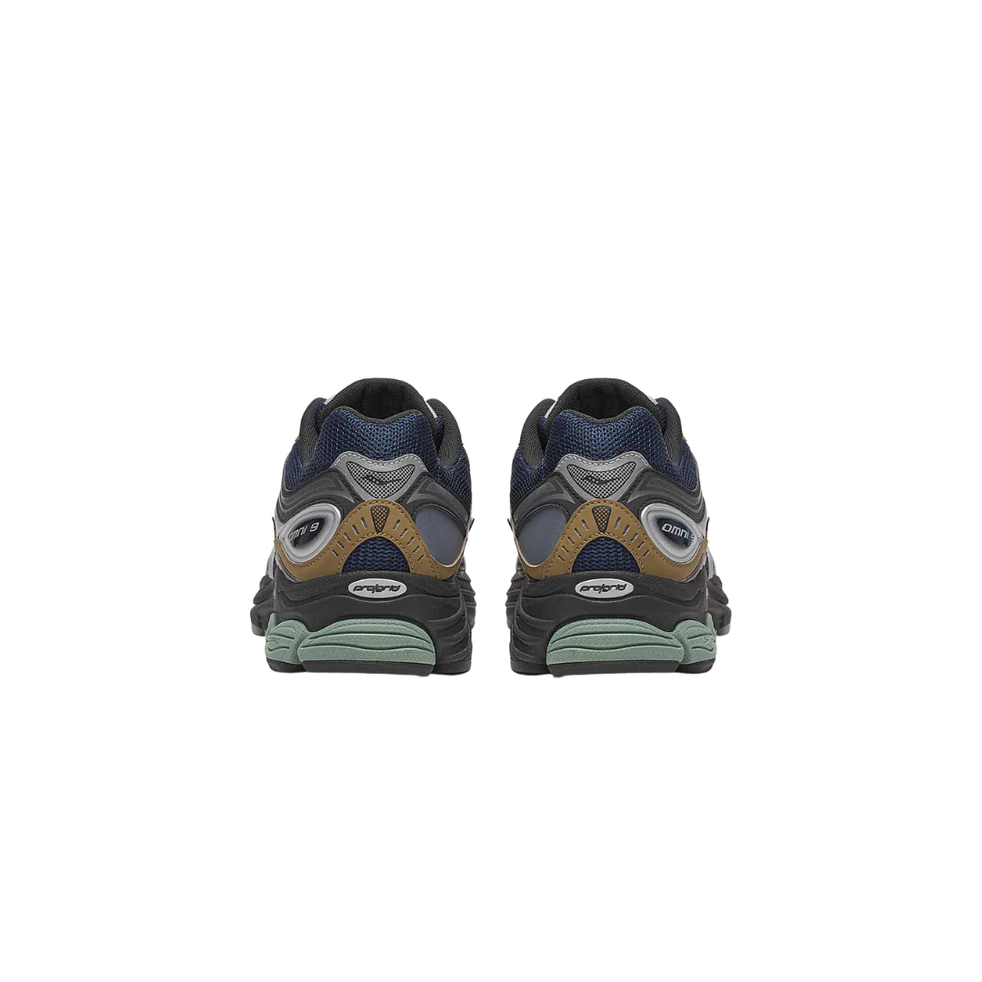 Saucony Pro Grid Omni 9 – Brown/Navy - Image 3