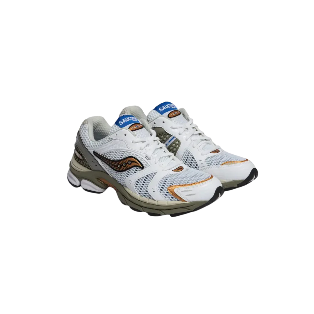 Saucony ProGrid Triumph 4 - White/Laurel - Image 3