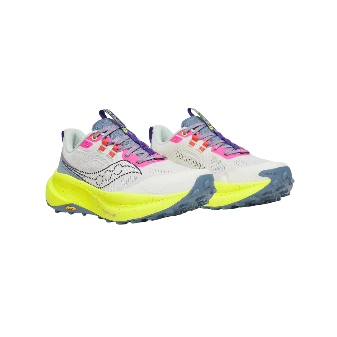Saucony Xodus Ultra 4 - White / Citron - Image 2