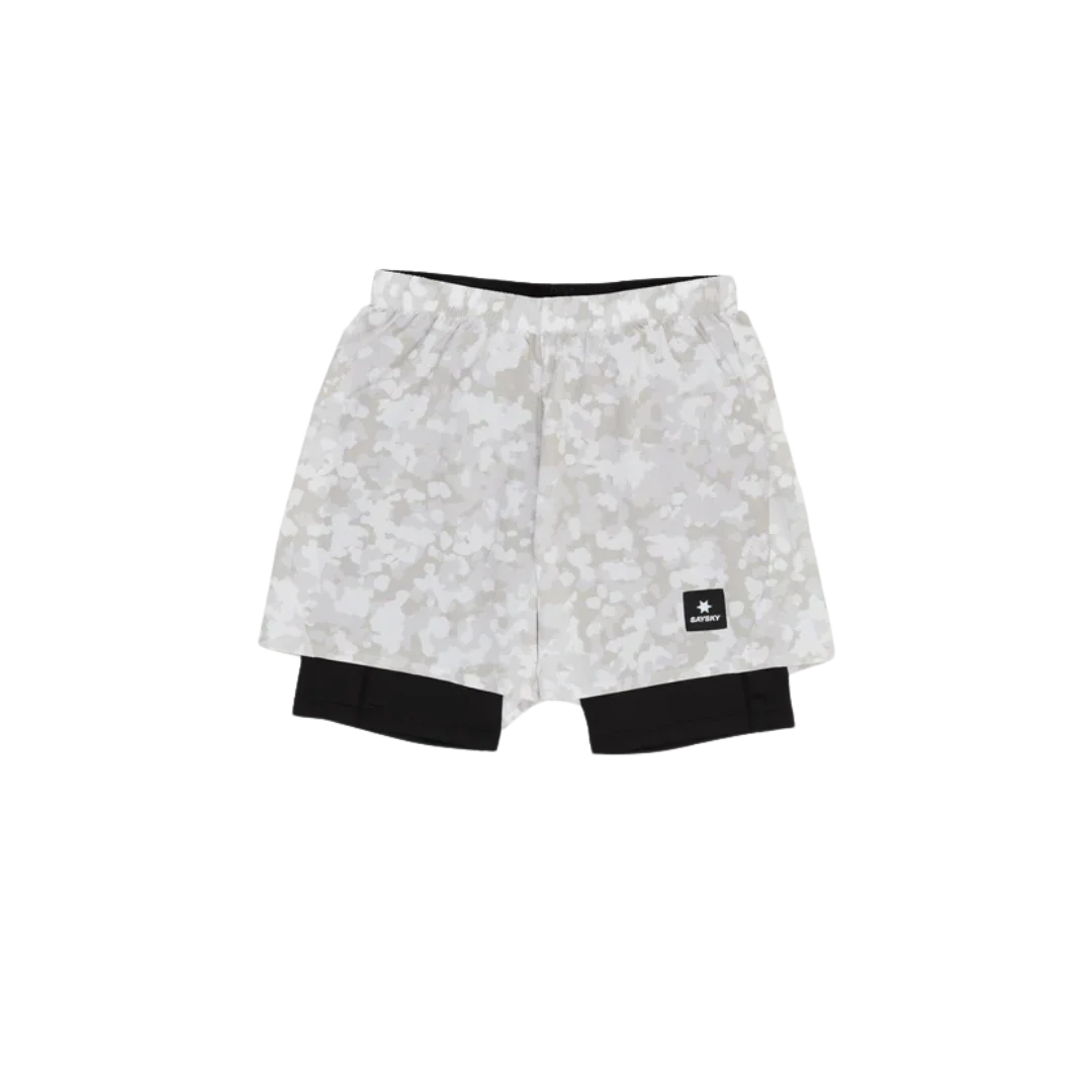 Saysky Camo Pace 2 in 1 Shorts 5" - Sand Camo