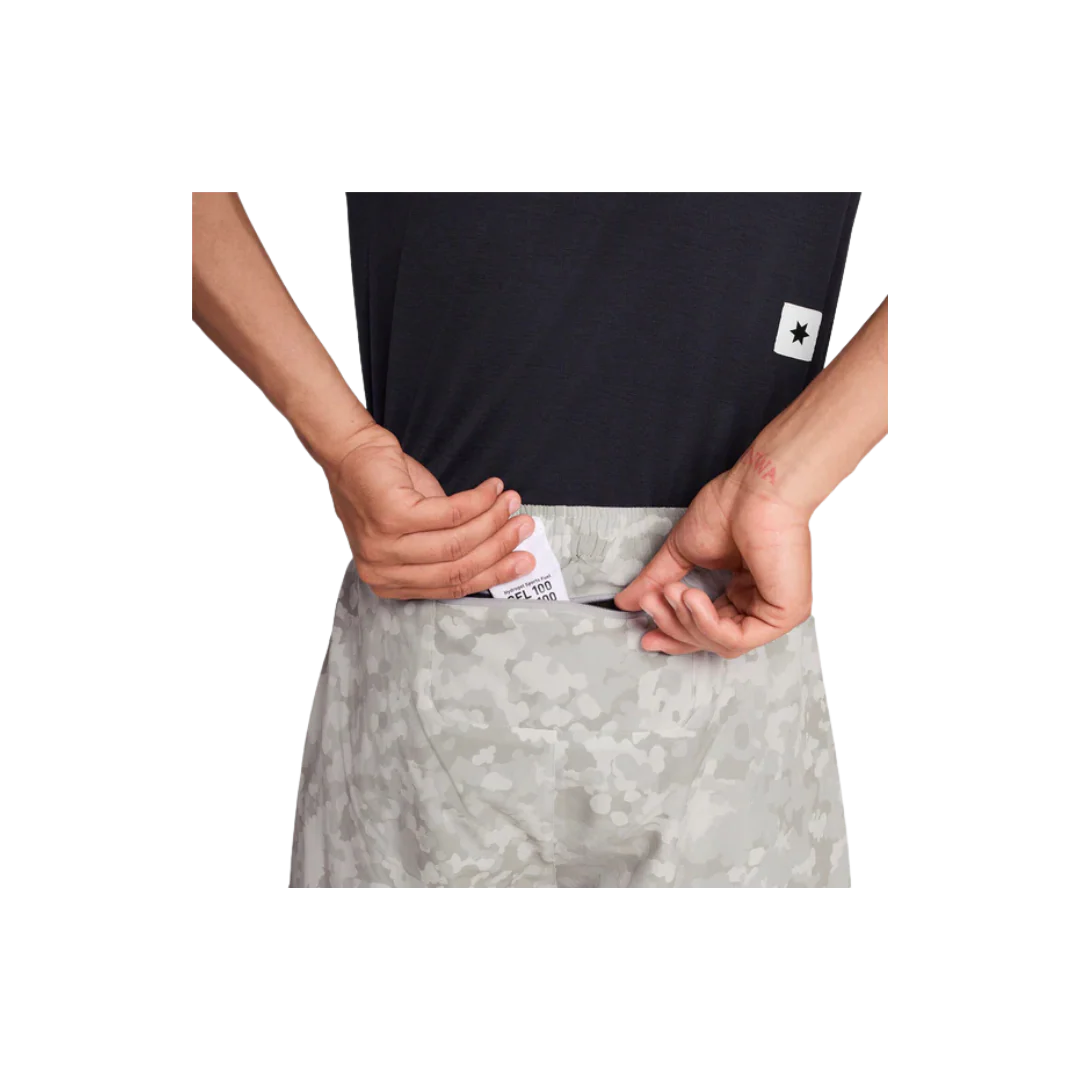 Saysky Camo Pace 2 in 1 Shorts 5" - Sand Camo - Image 3