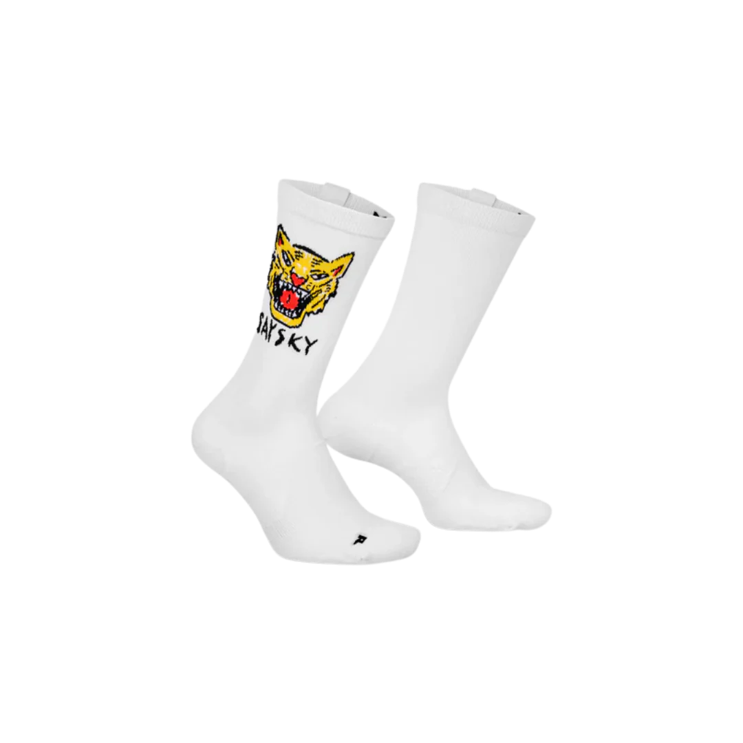 SAYSKY Combat High Socks - 101 White