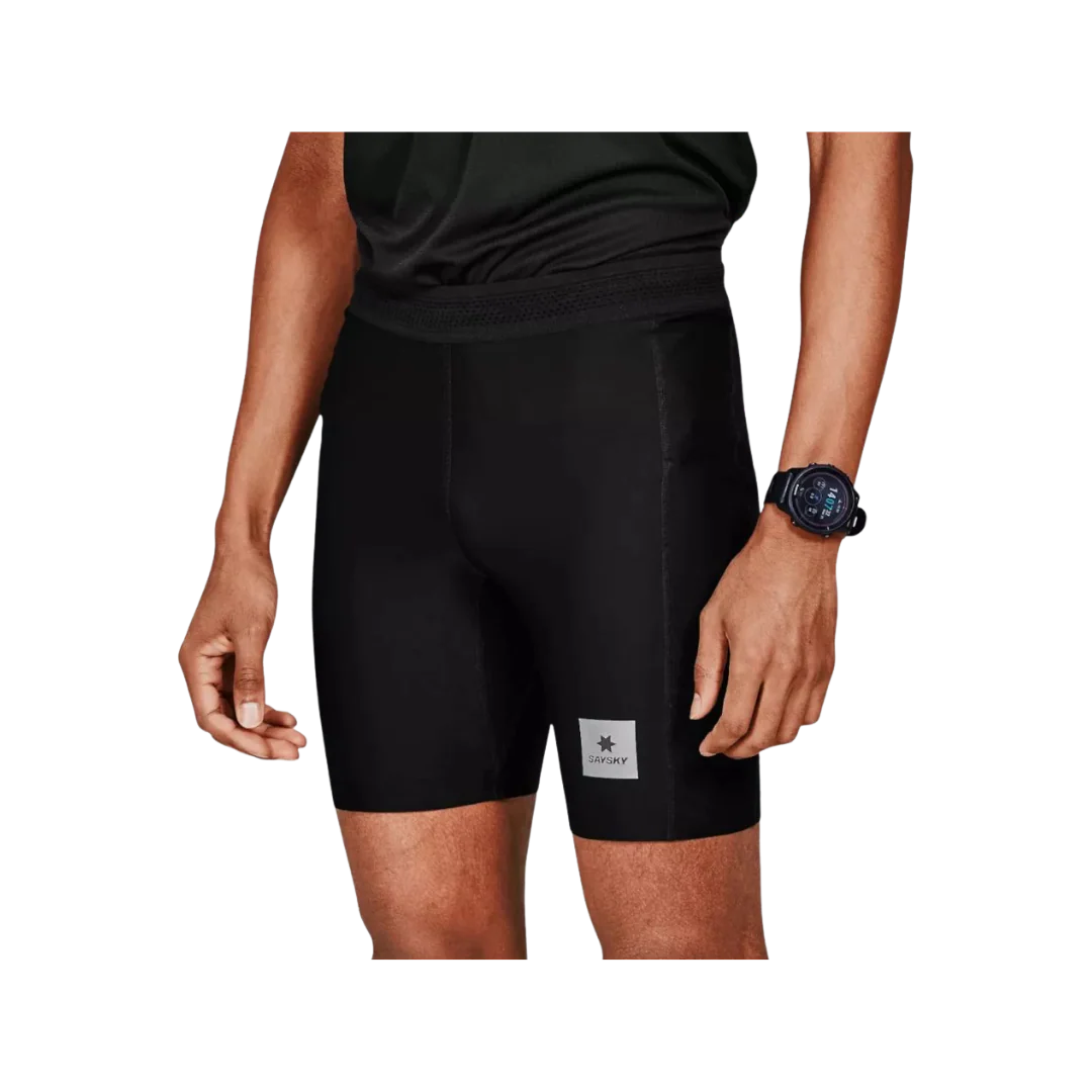 Saysky Flow+ Race Short Tights 7" - Black - Image 2