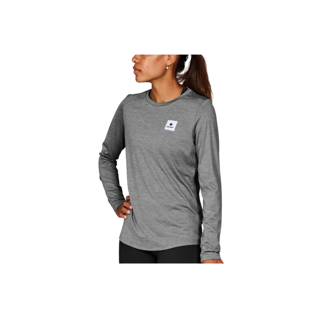Saysky W Clean Pace Long Sleeve - Grey - Image 2