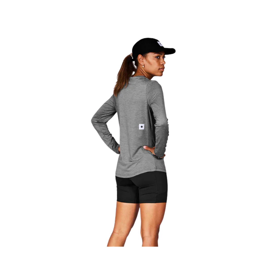 Saysky W Clean Pace Long Sleeve - Grey - Image 3