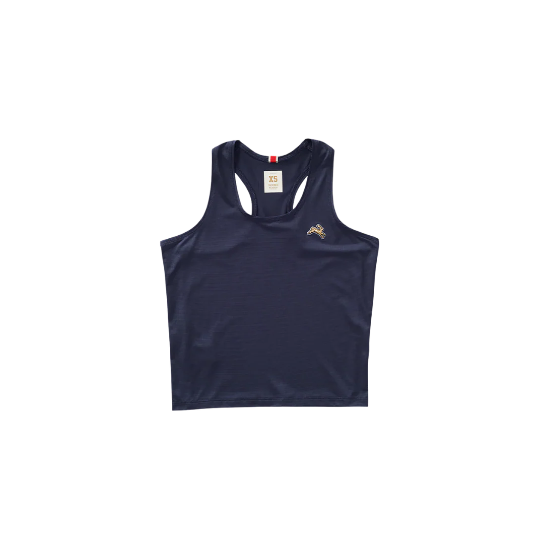 Tracksmith W Twilight Crop Tank Navy