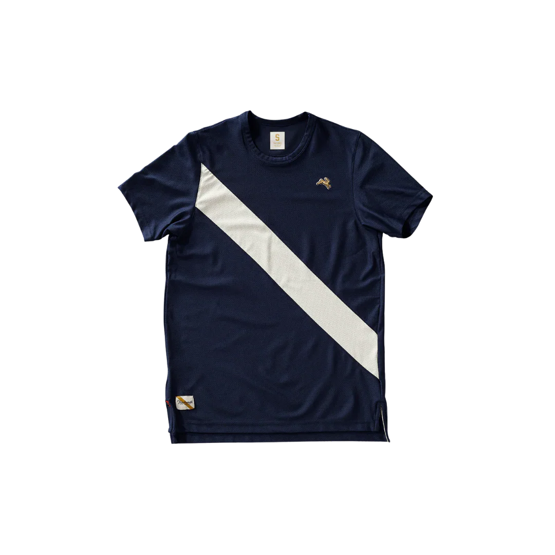 Tracksmith W Van Cortlandt Tee Navy / Ivory