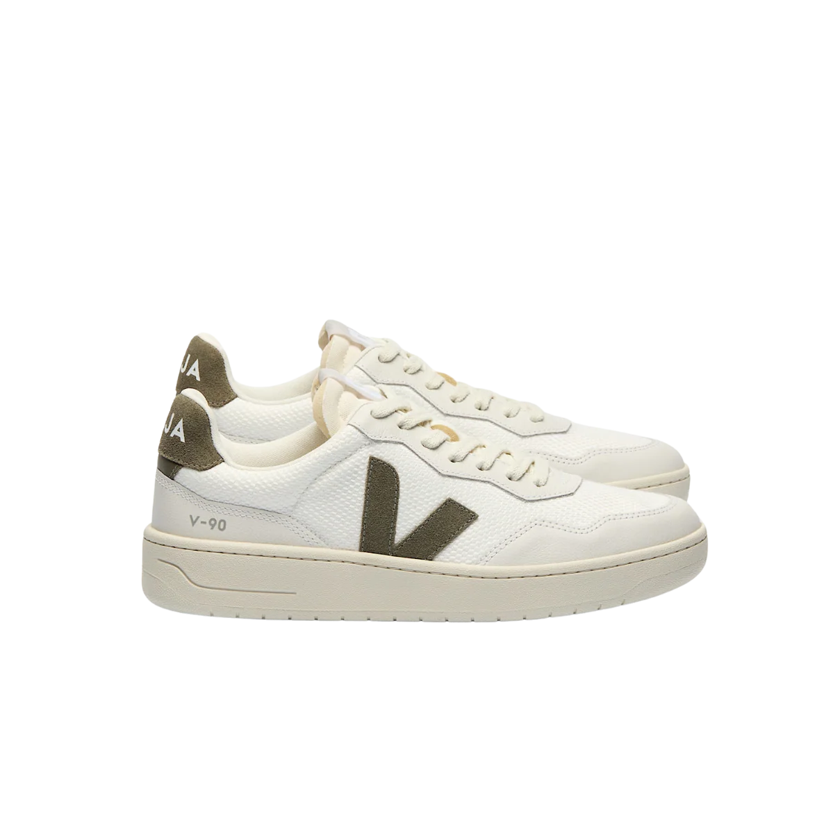 Veja V-90 B-mesh White Kaki - Image 4