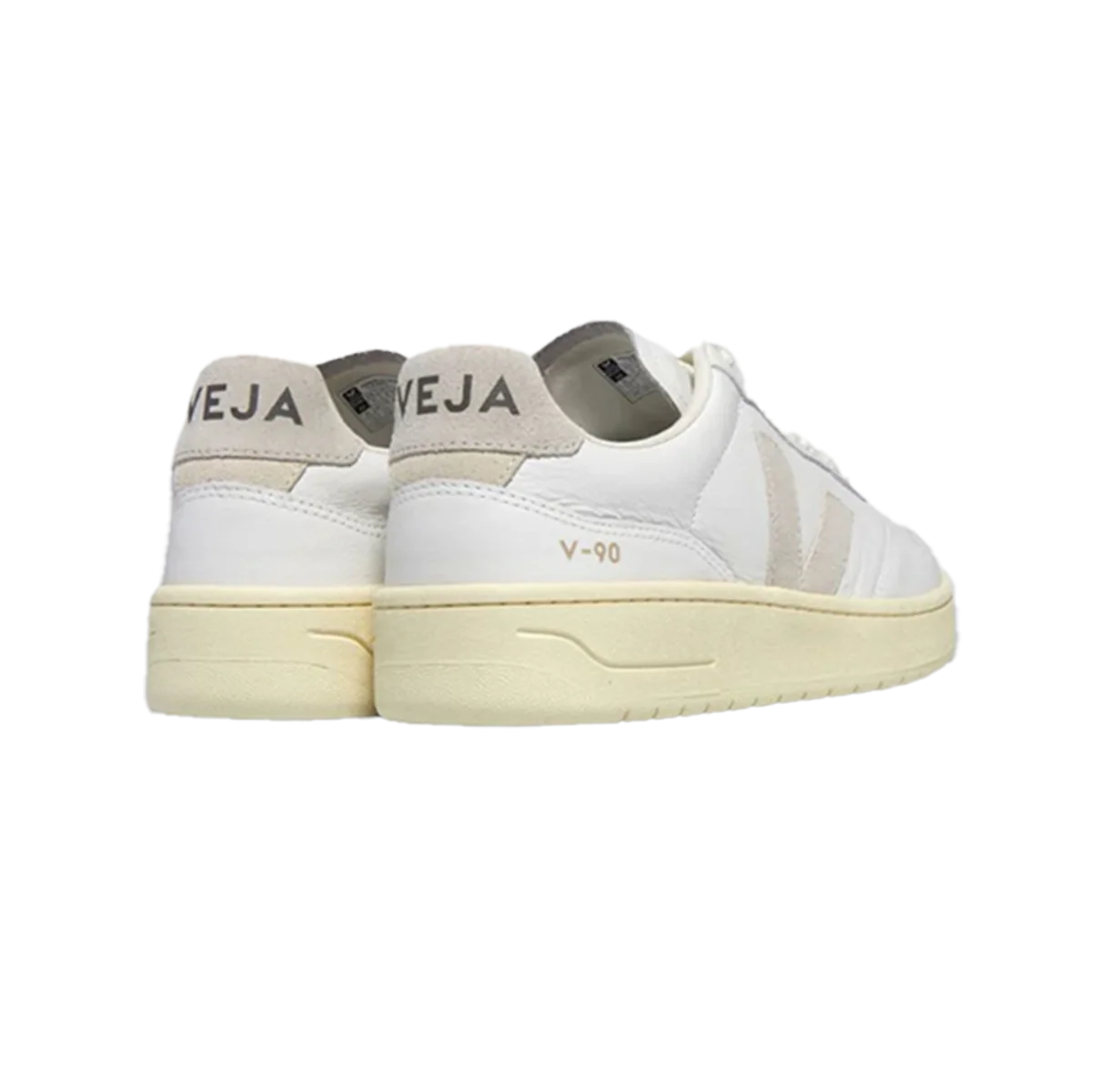 Veja V-90 Leather White Natural - Image 3