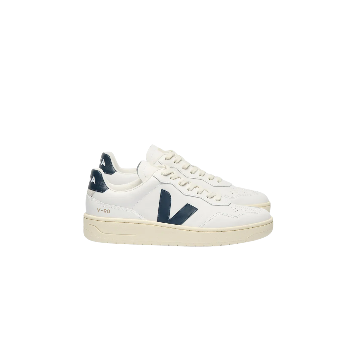 Veja V-90 O.T Leath Ex-White Nautico - Image 3