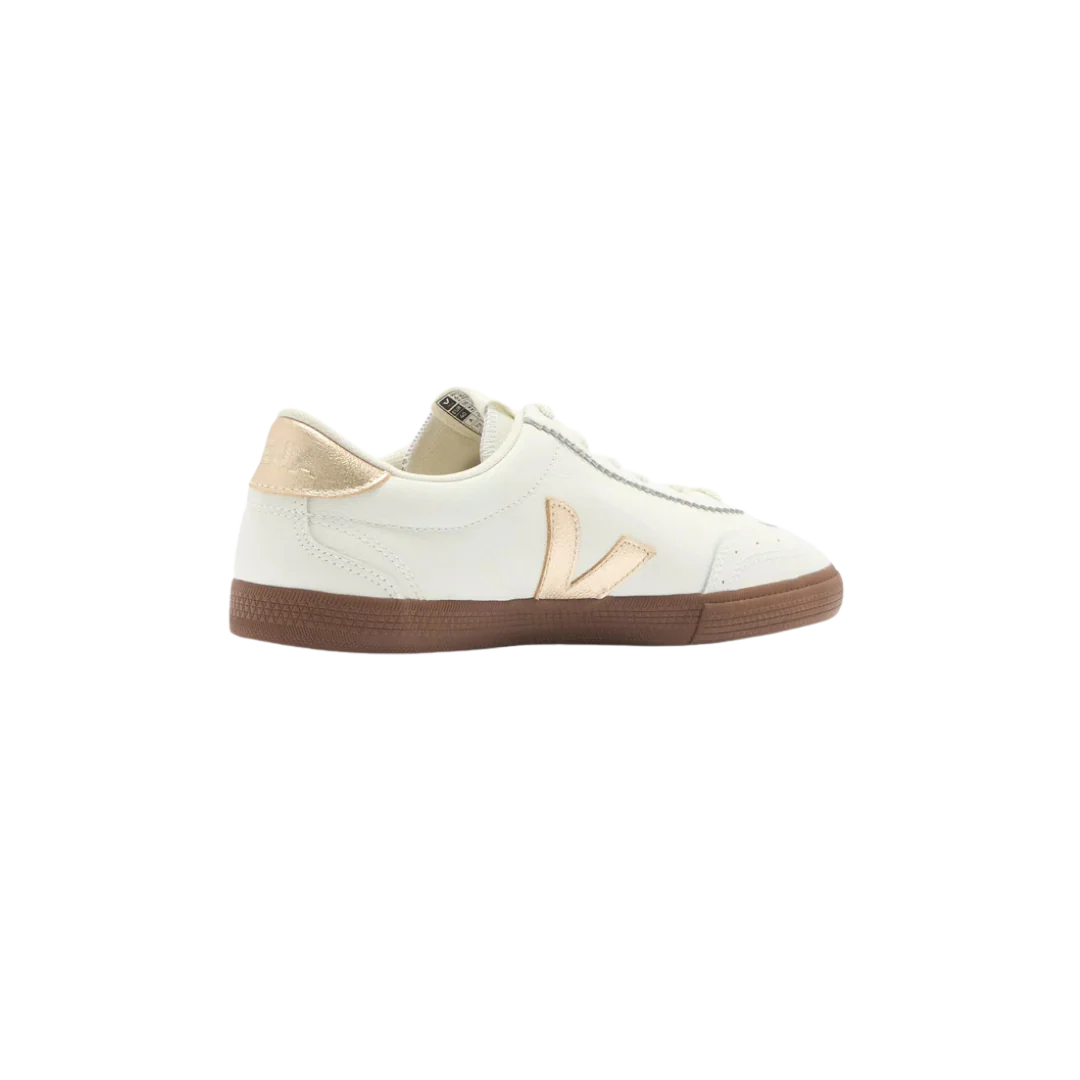VEJA Volley O.T. – White / Platine / Bark - Image 3