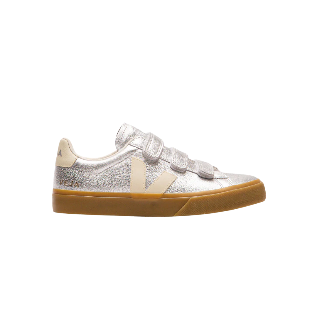 Veja Recife Leather Silver Pierre
