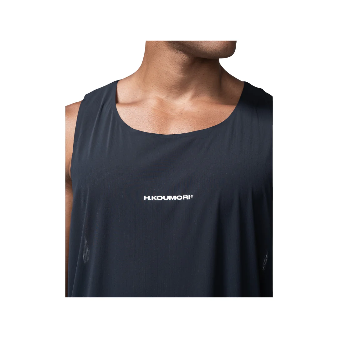 Hermanos Koumori Vertebrae Race Singlet - Black - Image 4